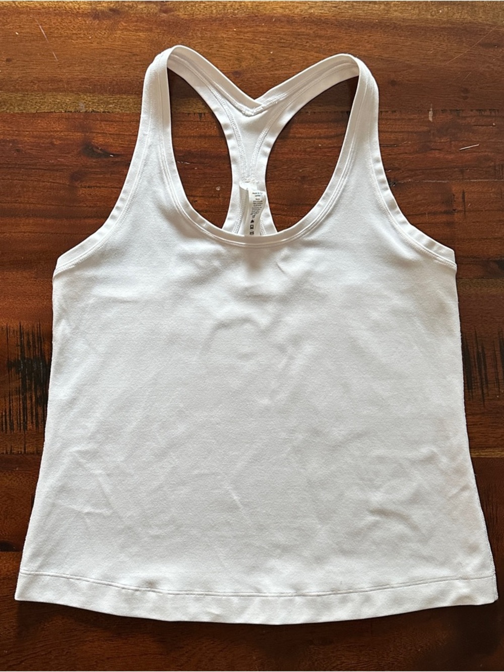 Lululemon Cool Racerback Short Tank Top *Nulu, size 8, white